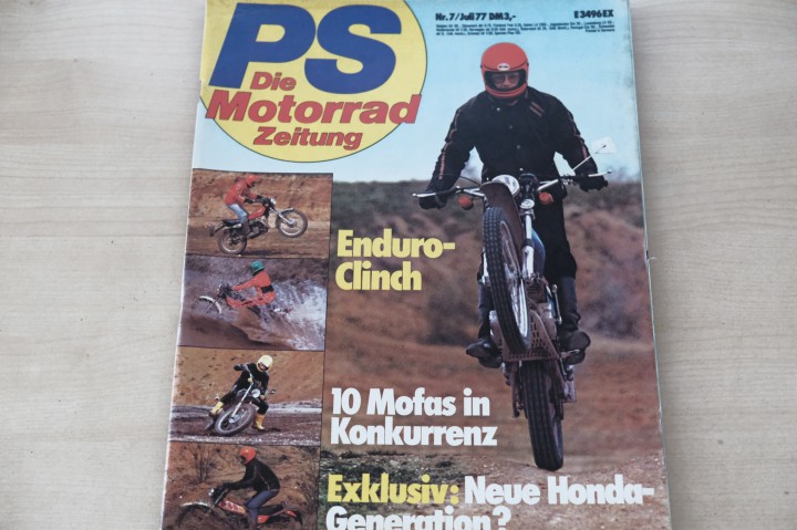 Deckblatt PS Sport Motorrad (07/1977)